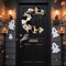 Greentek; Halloween Wreath for Front Door, Flower Moon Cat Spooky Autumn Wreath, 13.7 x 9.8 Inch Handmade Halloween Home Door Wall Decoration for Indoor Outdoor Seasonal Decor; Category:Halloween Wreaths & Garlands; Image:5
